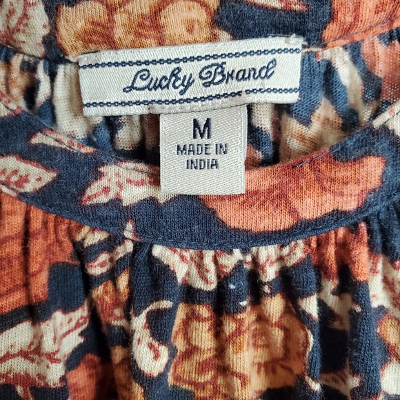 Lucky Brand Floral Dress, Size Medium - Picture 4 of 6